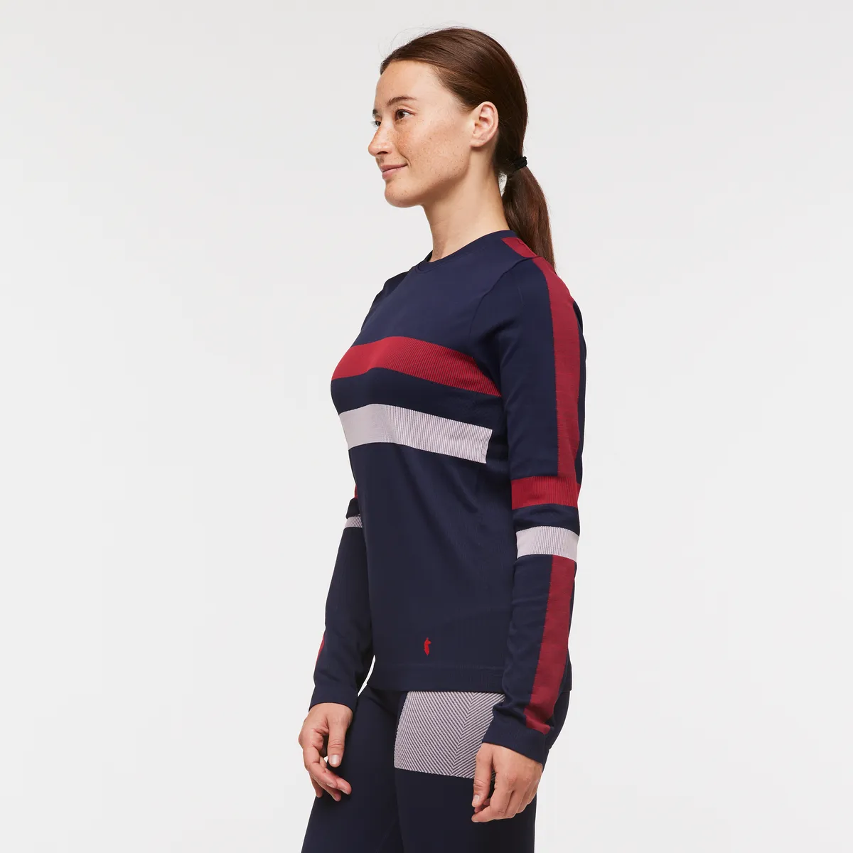 Cotopaxi Debajo sous-pull femme Ink Stripes sans coutures