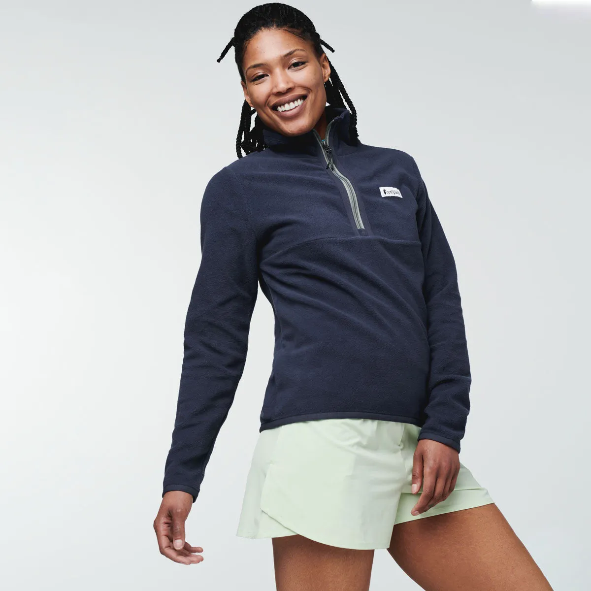 Cotopaxi Amado Fleece Pullover polaire femme graphite recyclé