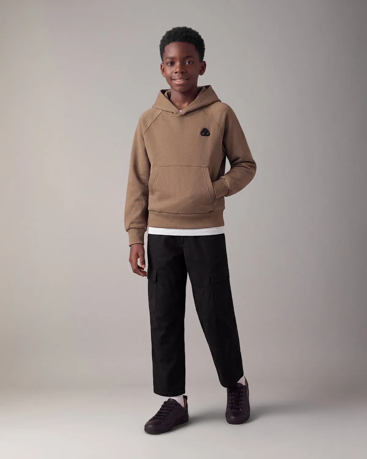 Moose Knuckles Yul hoodie enfant ashen