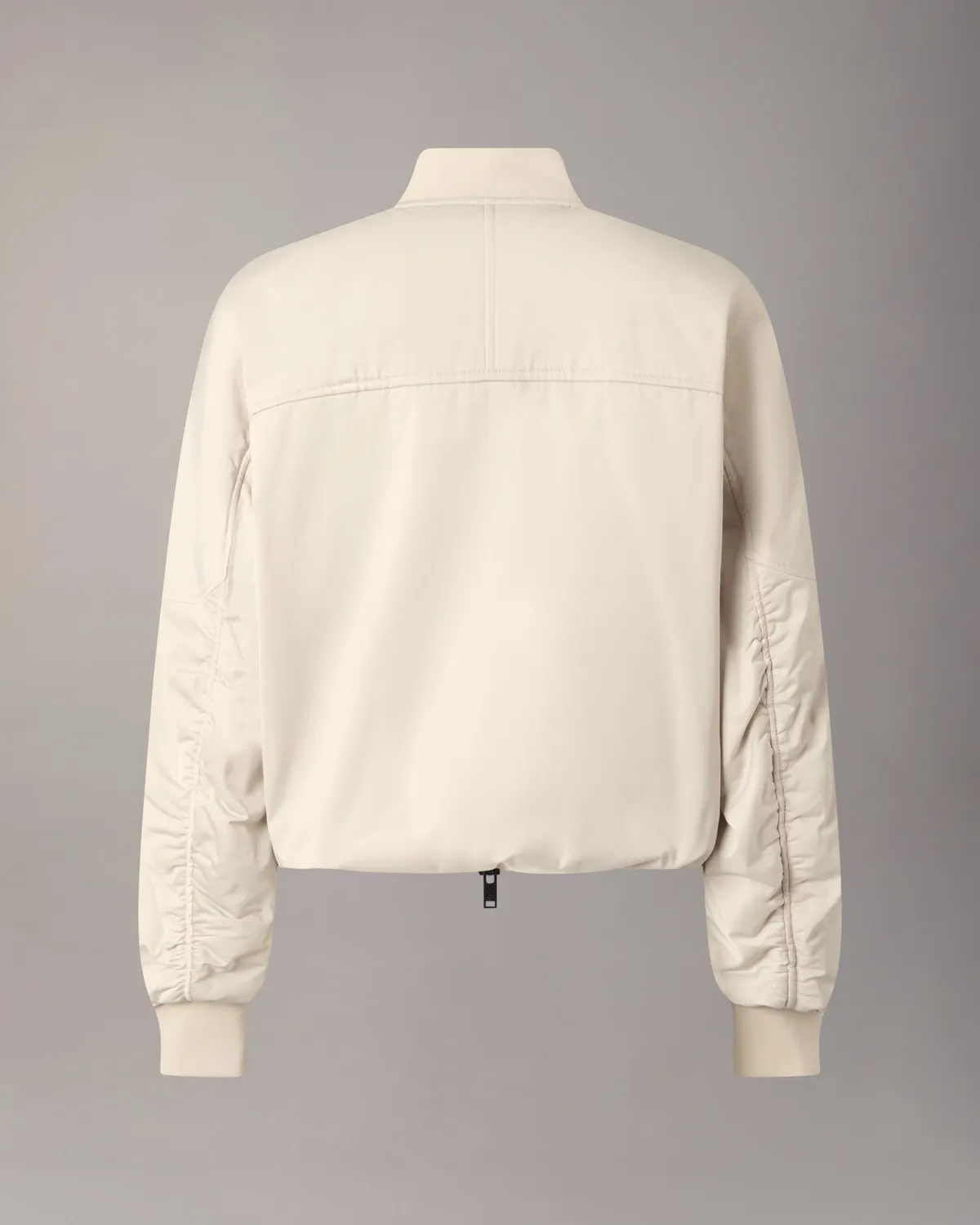 Moose Knuckles Drift Satin bomber blanc satiné