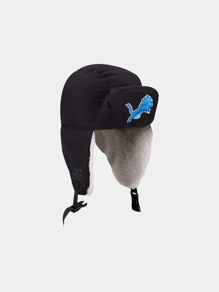 Alpha Industries Detroit Lions trapper noir matelassé