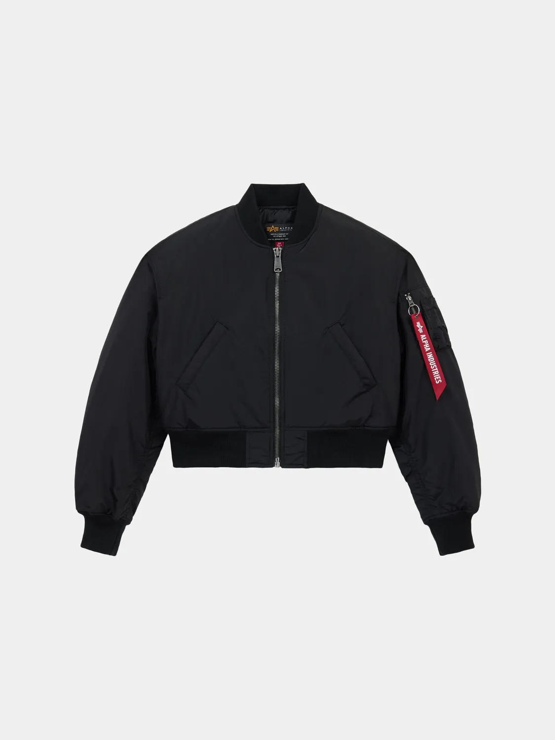 Alpha Industries MA-1 Cropped bomber court noir oxford
