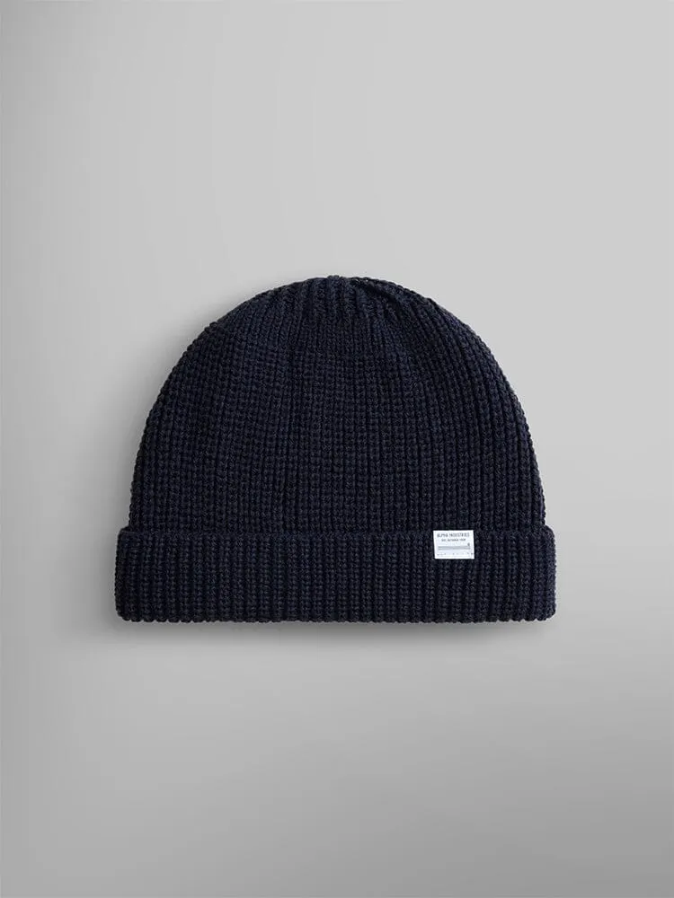 Alpha Industries Essential bonnet watch cap gris laine