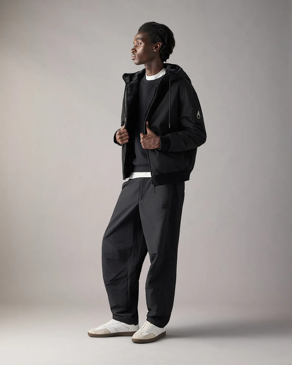 Moose Knuckles Roland Bunny veste réversible noir