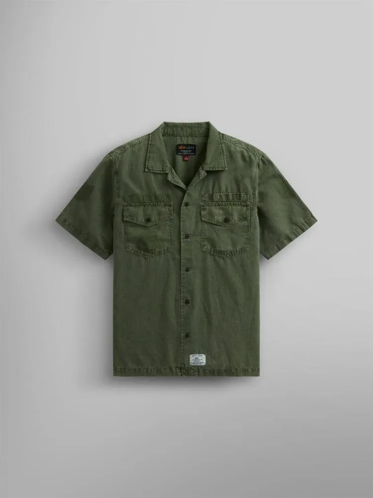 Alpha Industries Fatigue surchemise verte manches courtes
