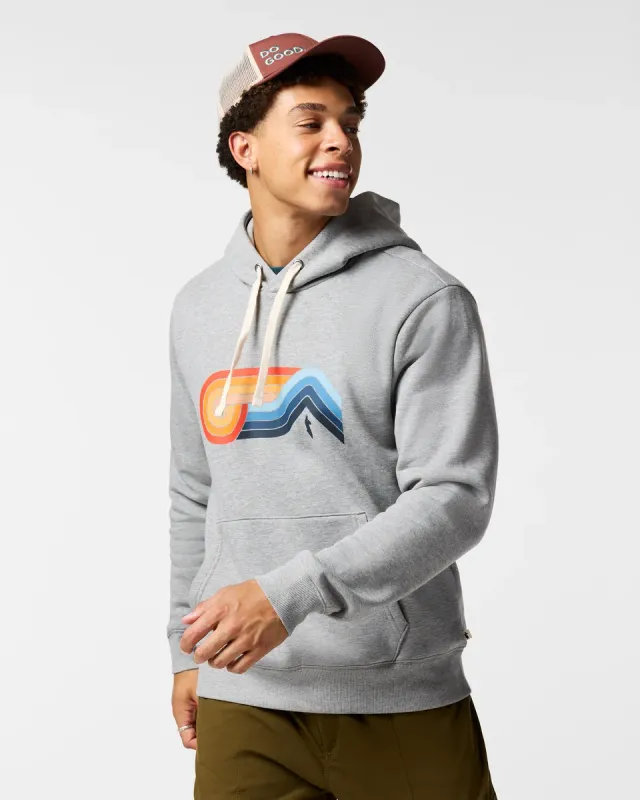 Cotopaxi Melting Sunset sweat capuche homme gris coton bio