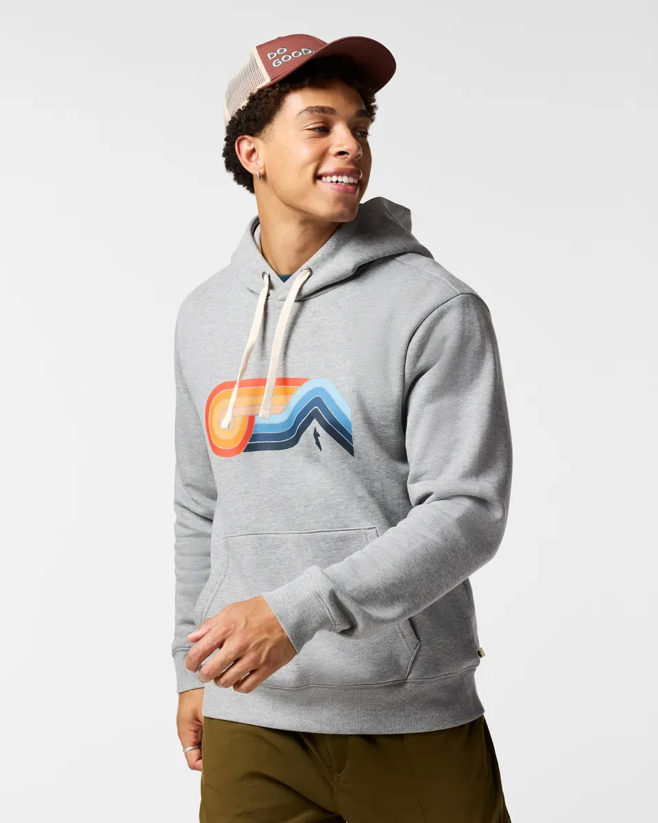 Cotopaxi Melting Sunset sweat capuche homme gris coton bio