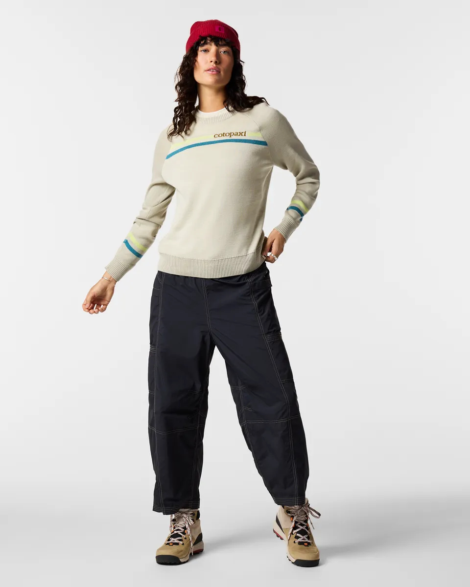 Cotopaxi Crew pull tricot femme Chalk tricoté