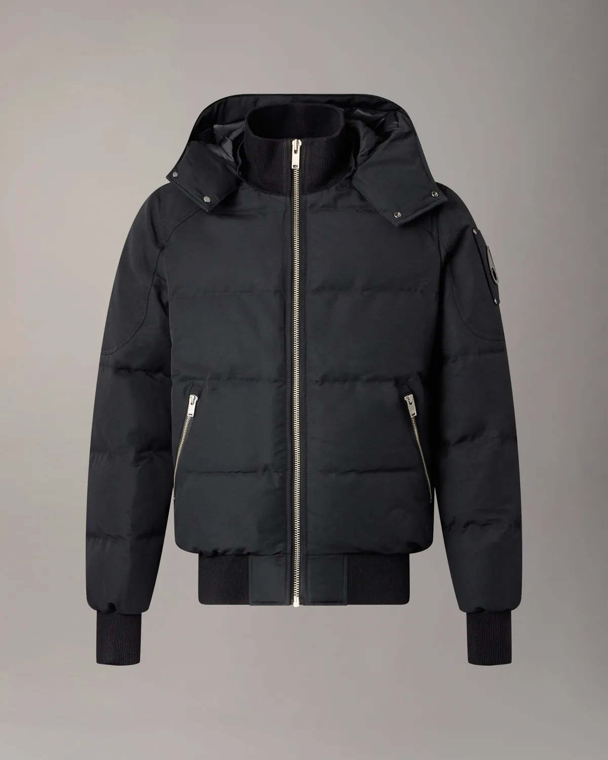Moose Knuckles Banff bomber duvet noir très chaud