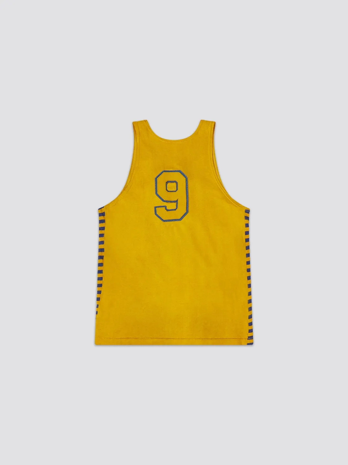 Alpha Industries Vintage Mitchell maillot basket jaune S coton