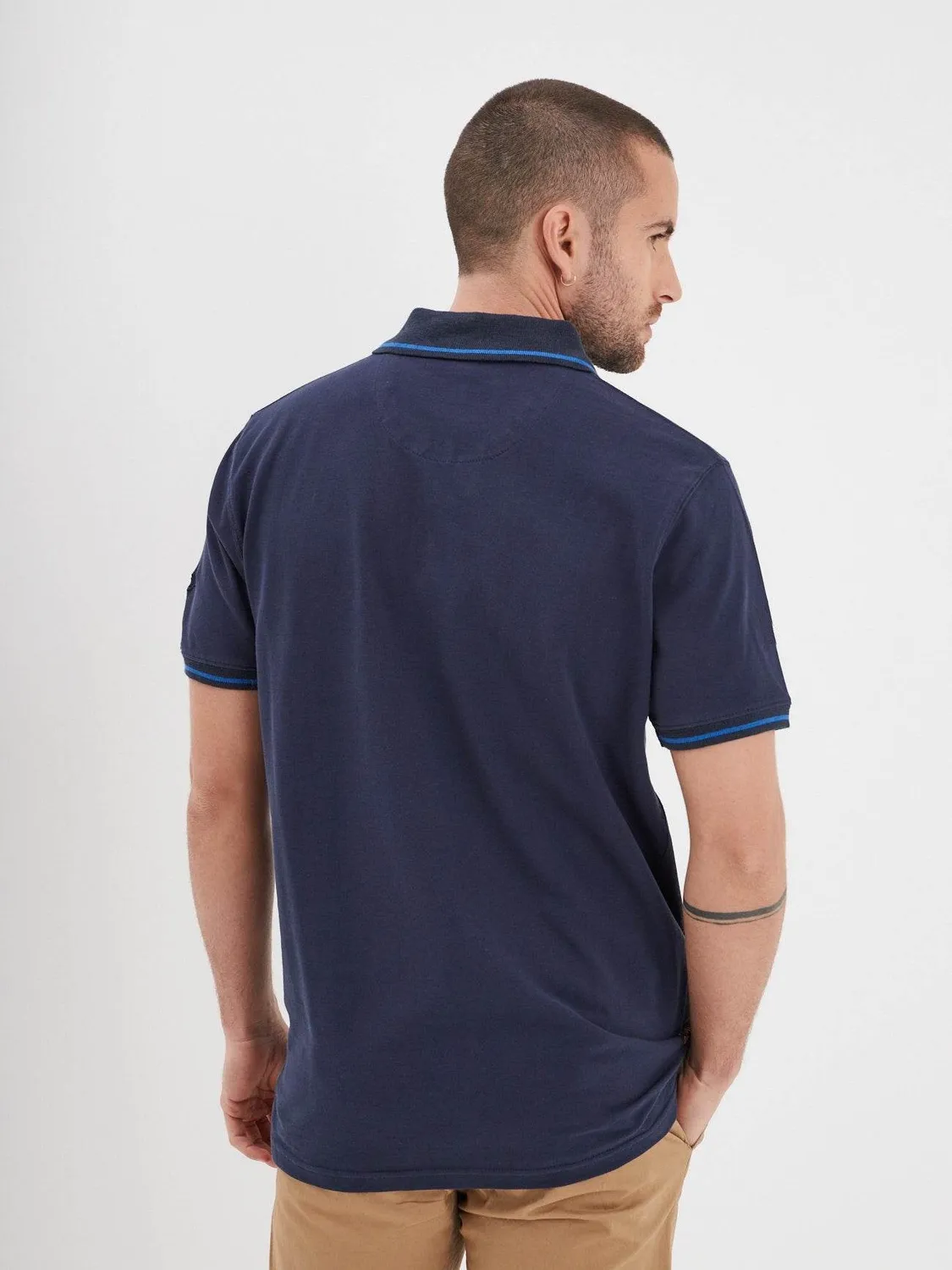 Daytona Gage polo militaire homme kaki piqué coton