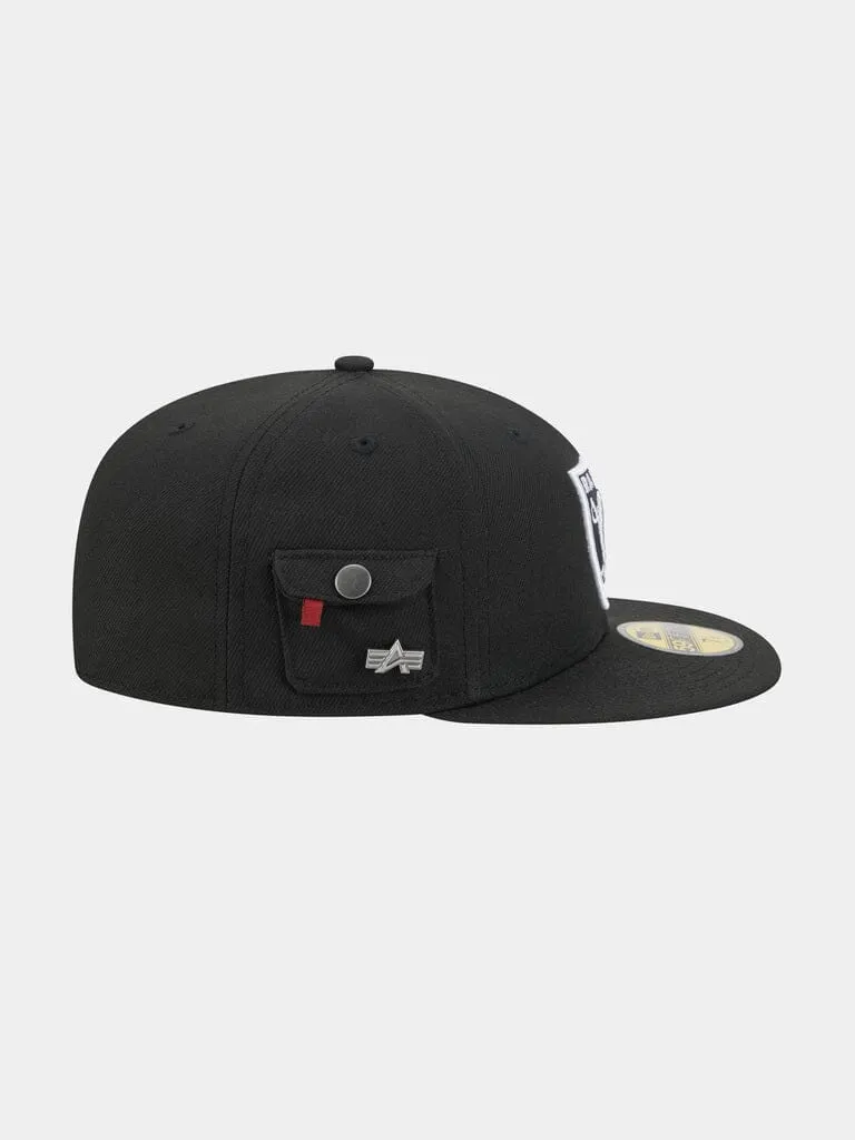 Alpha Industries Raiders New Era casquette fitted noire
