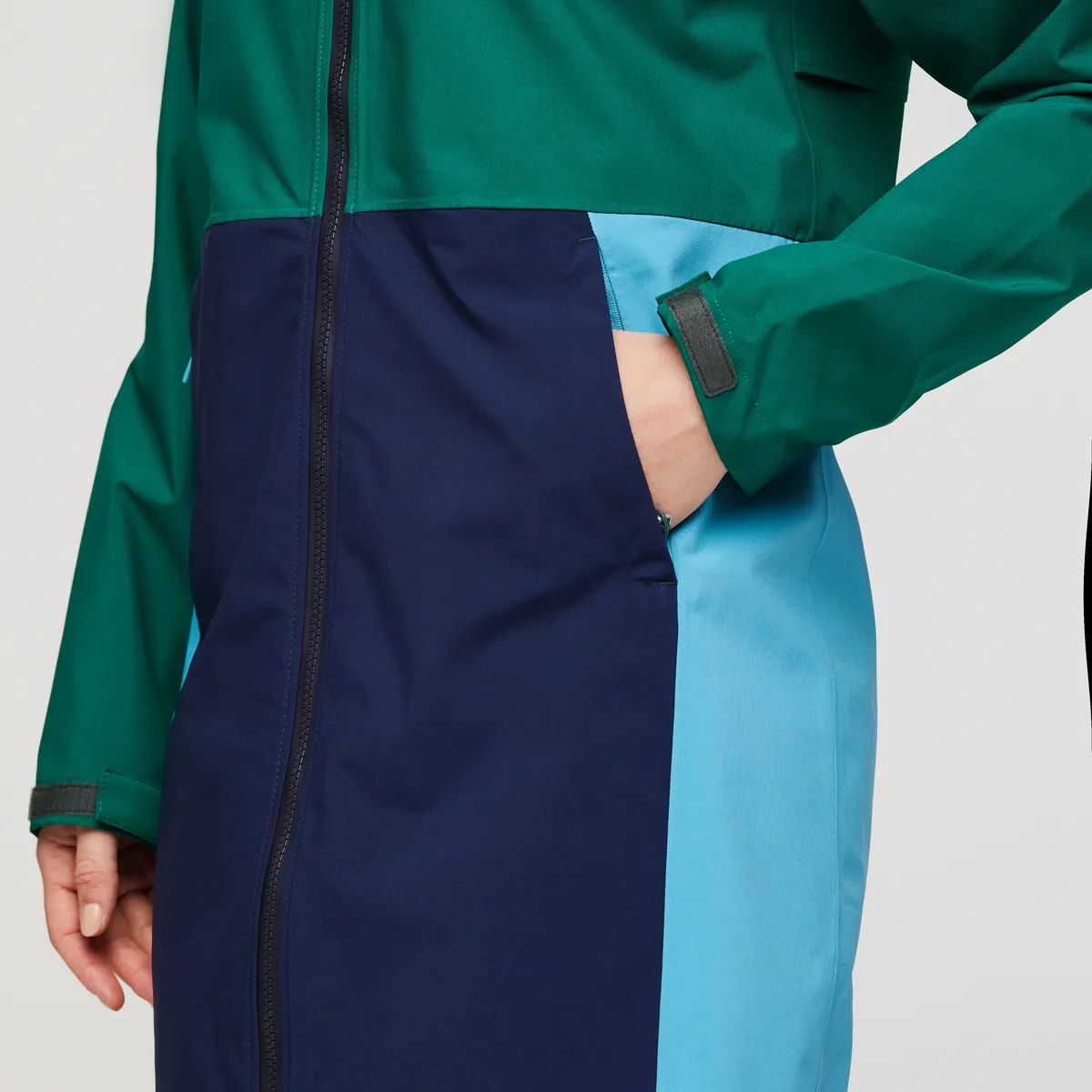 Cotopaxi Cielo Rain Trench trench femme Greenery déperlant