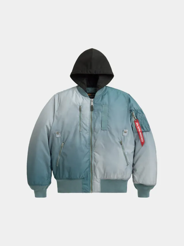 Alpha Industries Gradient Washed Flight blouson aviator blue