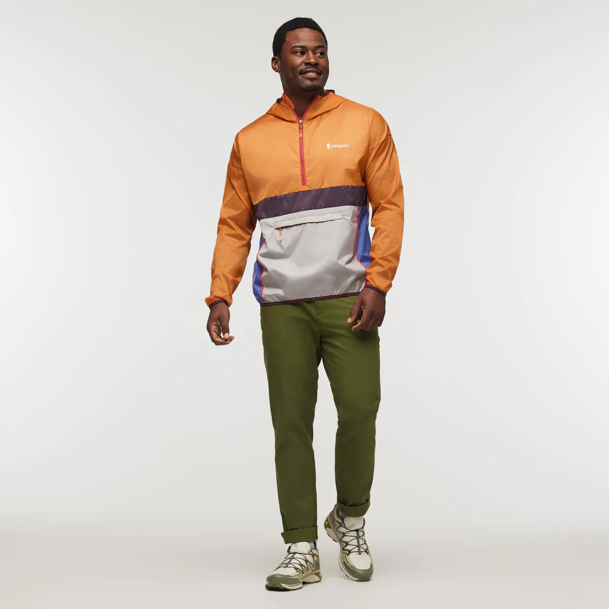 Cotopaxi Teca coupe-vent homme Sunrise demi-zip léger