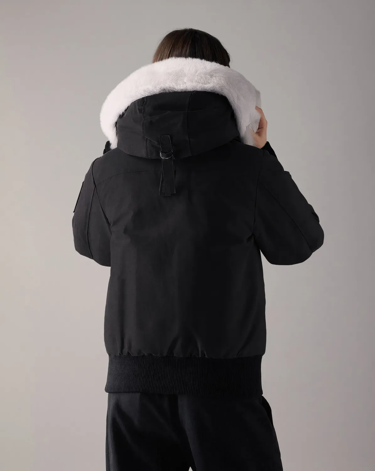 Moose Knuckles Debbie blouson bomber noir duvet