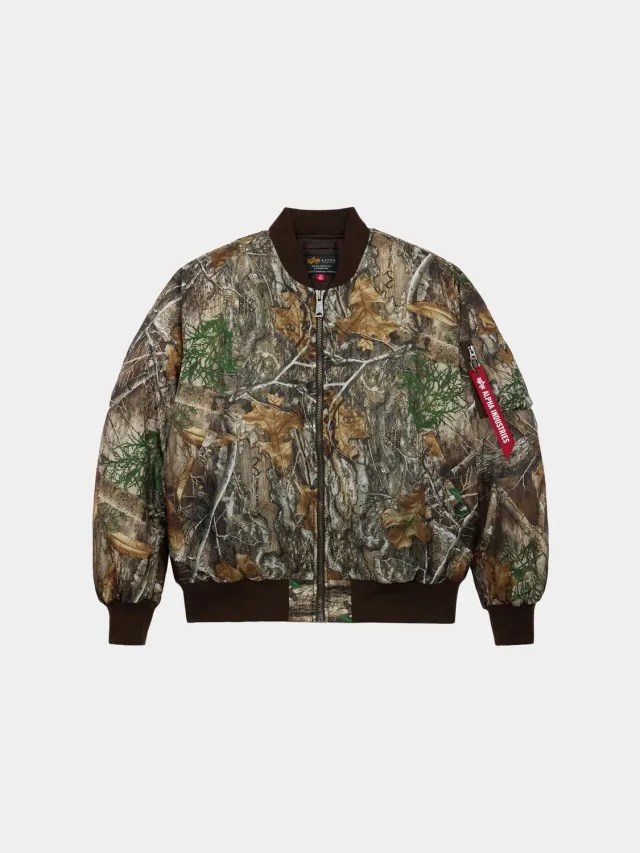 Alpha Industries MA-1 Oxford Camo bomber Realtree Camo déperlant