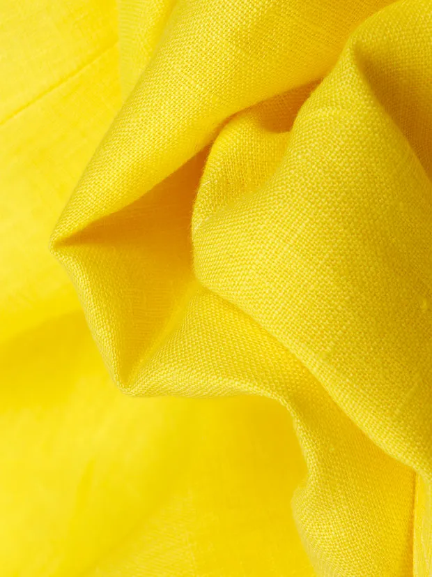 Hollington veste Tyrol lin jaune toile légère