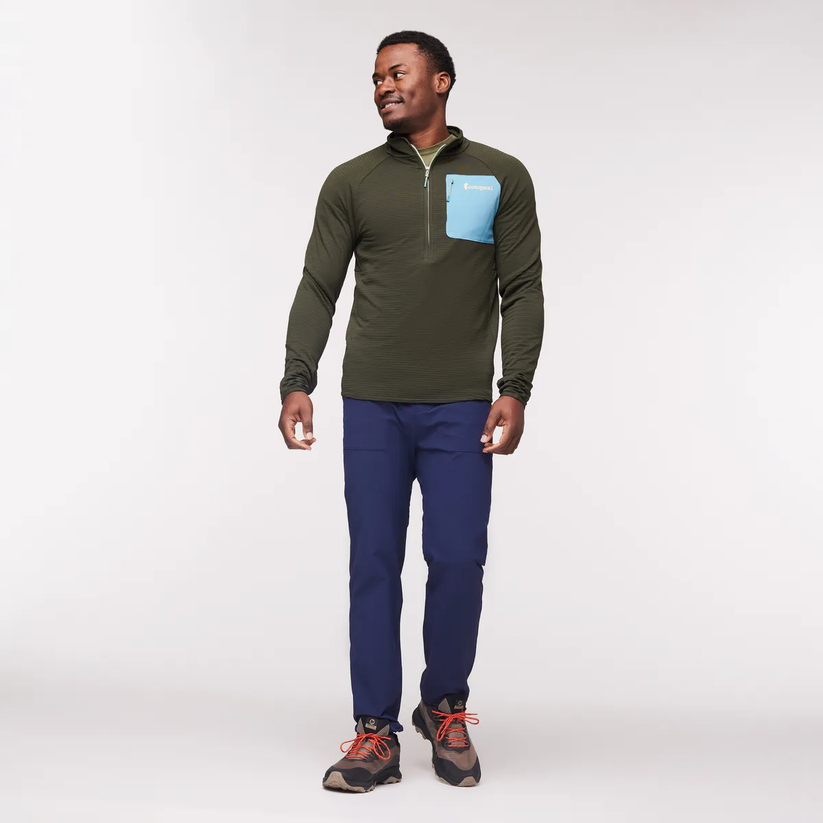Cotopaxi Otero pull polaire homme Maritime zippé