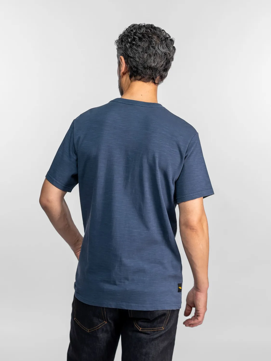 DAYTONA Arjun t-shirt homme délavé noir flammé