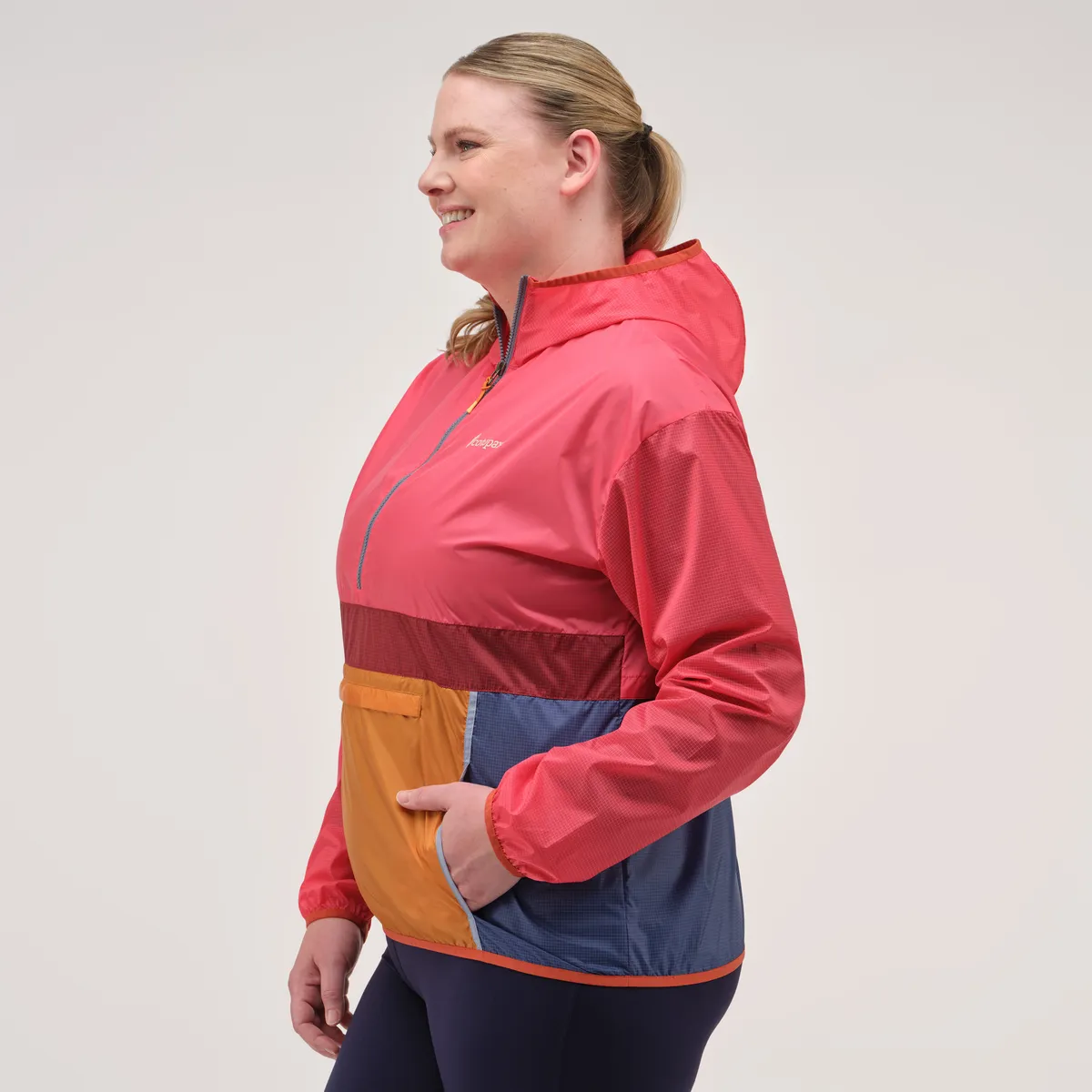 Cotopaxi Teca Half-Zip coupe-vent femme Floor Is Lava léger