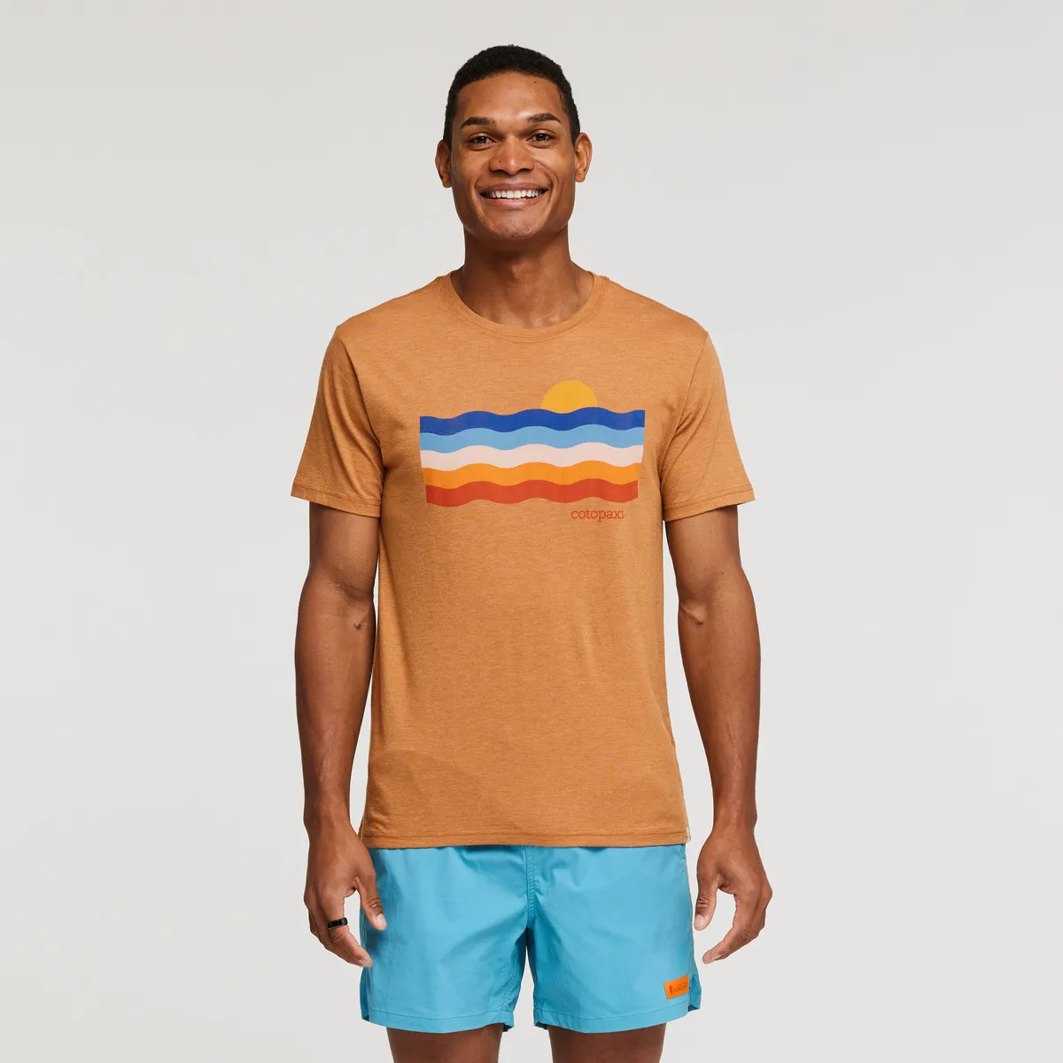 Cotopaxi Disco Wave t-shirt homme Saddle coton