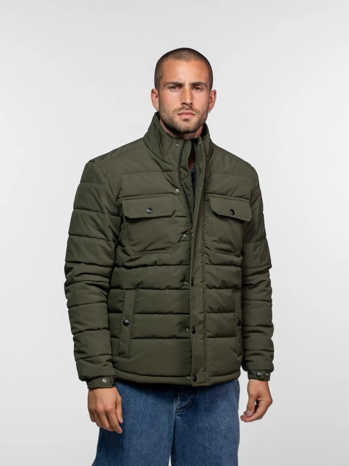 DAYTONA Bream Doudoune homme matelassée noire chaude