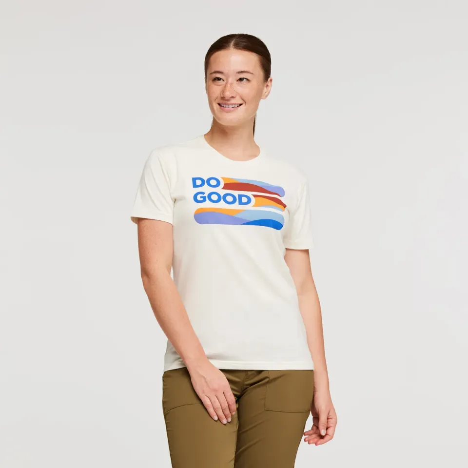 Cotopaxi Do Good Stripe t-shirt femme rayé coton