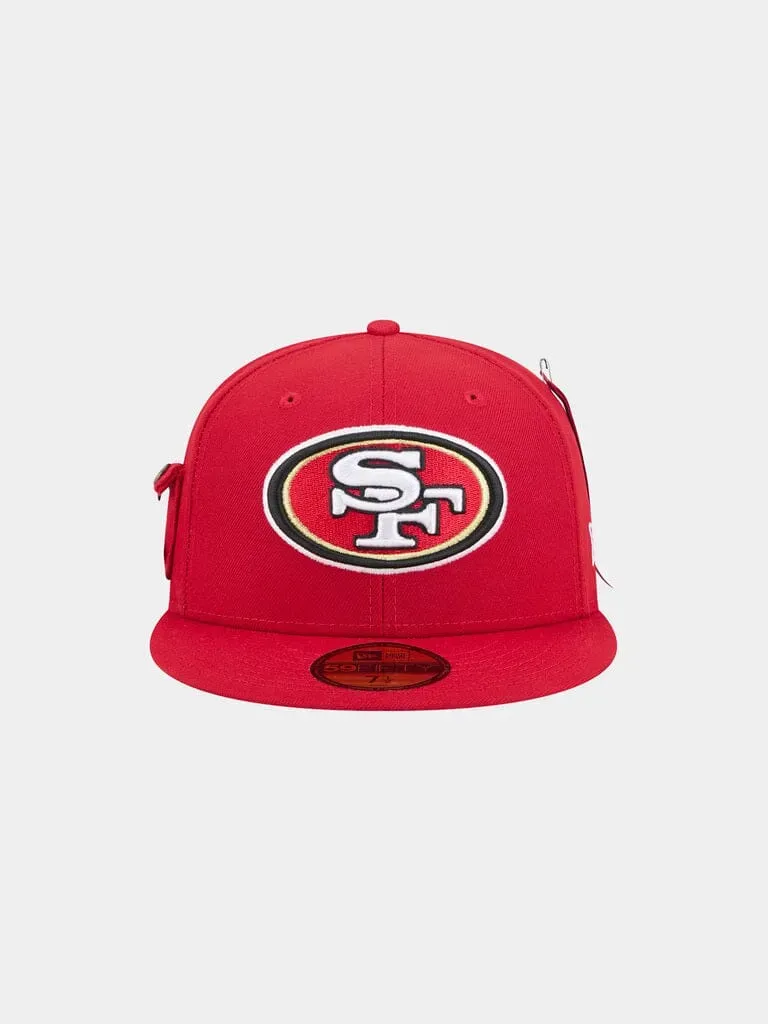 Alpha Industries 59Fifty 49ers Casquette Fitted Scarlet