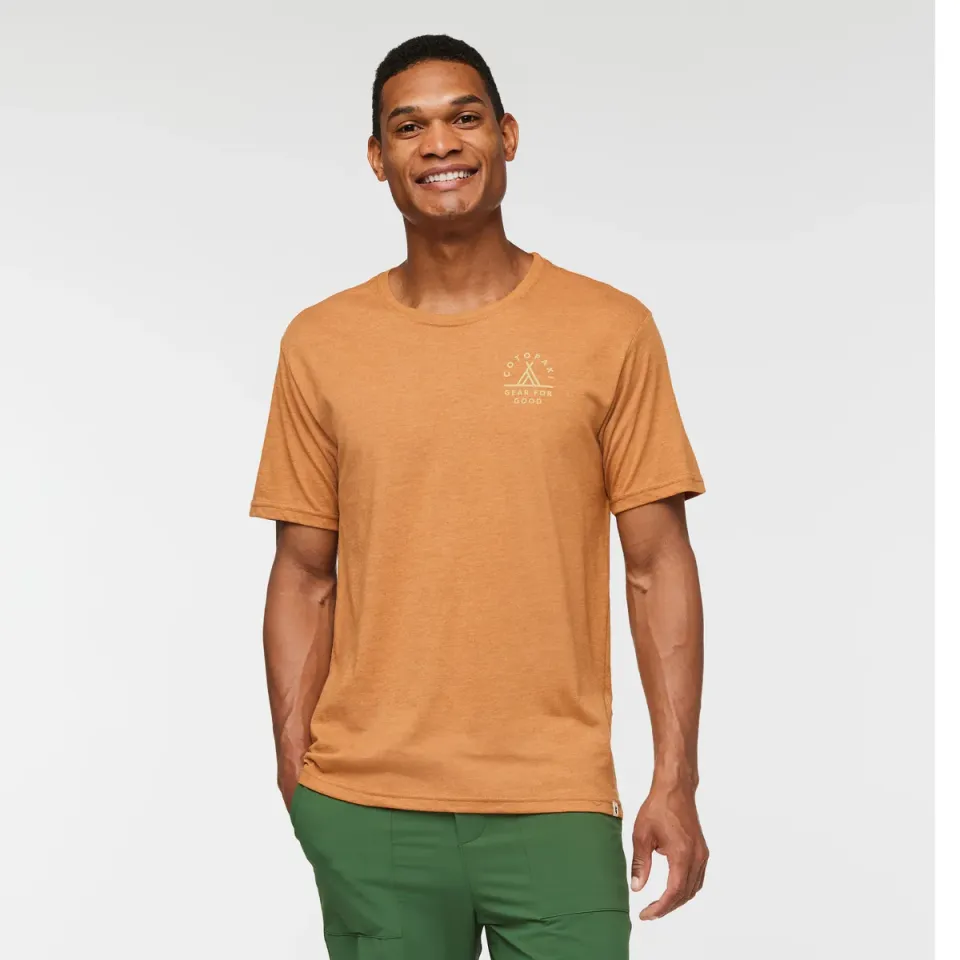 Cotopaxi Llama Map T-Shirt homme Saddle coton doux