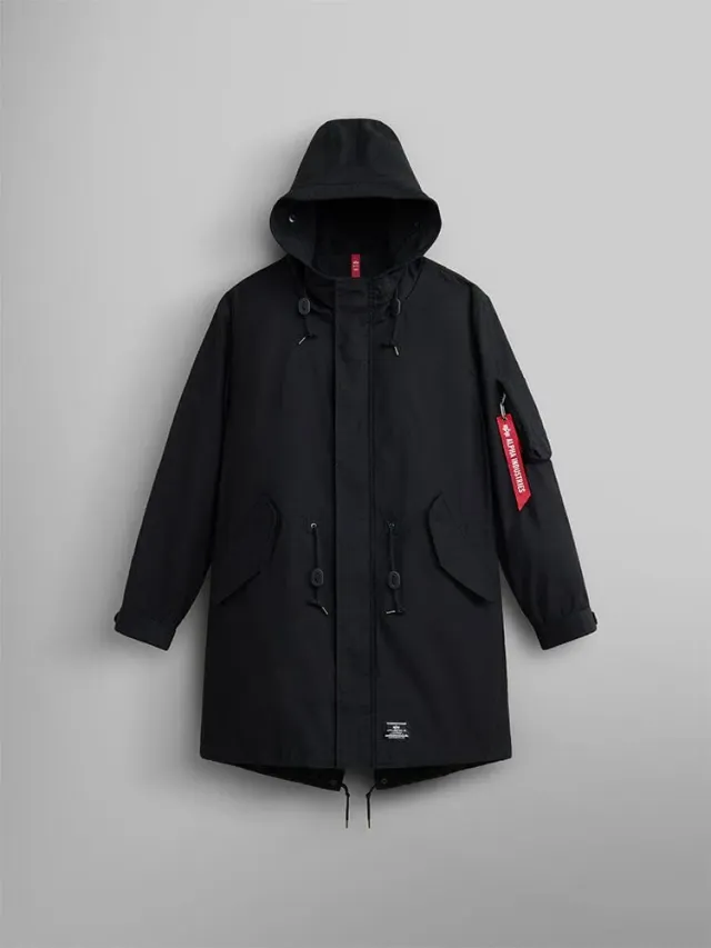 Alpha Industries M-59 Fishtail Mod parka noir coton