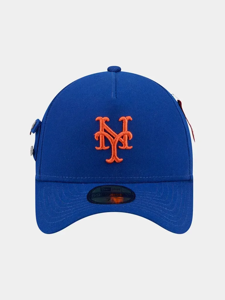 Alpha Industries 59Fifty Mets casquette fitted bleu royal rigide