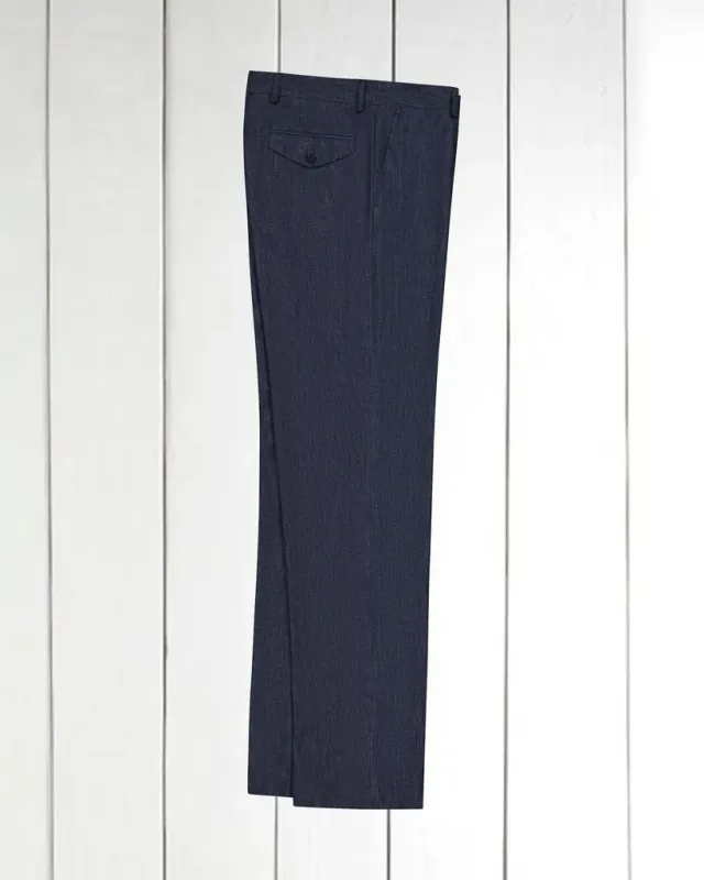 Hollington Jules Wide Cut pantalon denim indigo coupe large