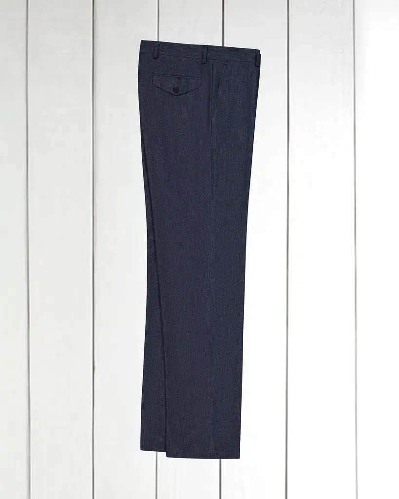 Hollington Jules Wide Cut pantalon denim indigo coupe large