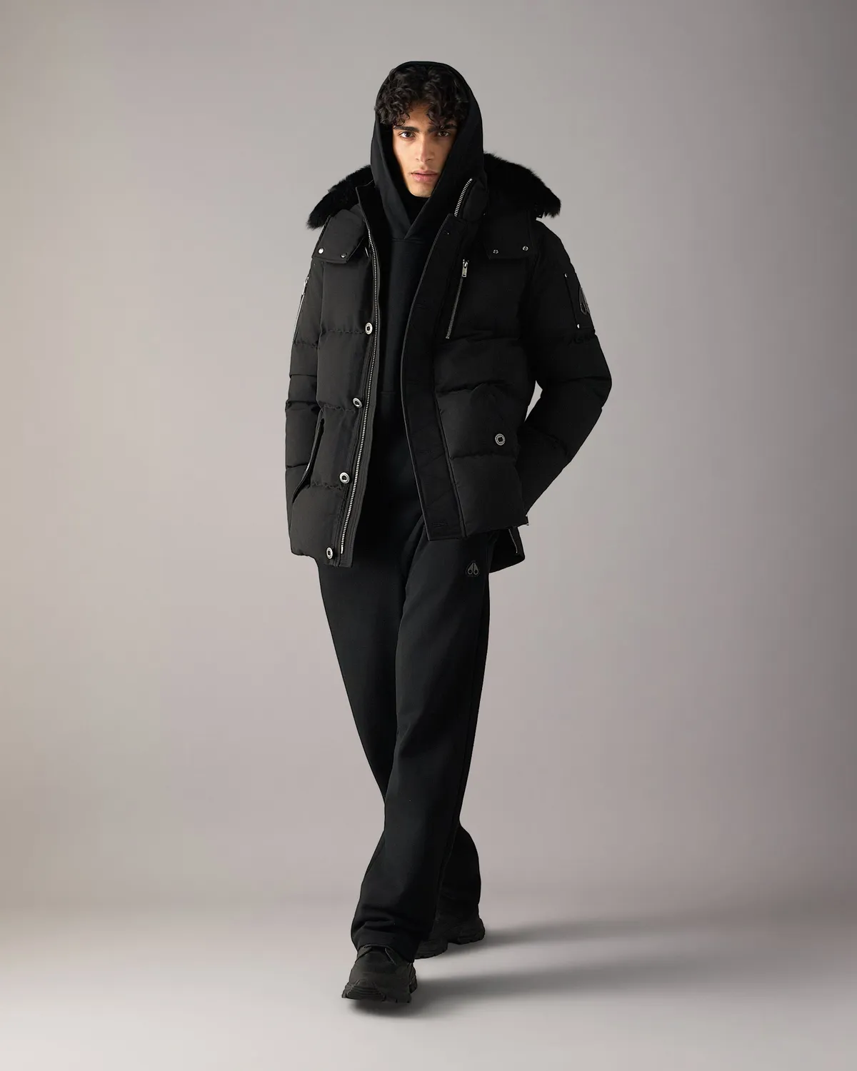 Moose Knuckles Original 3Q doudoune noir grand froid