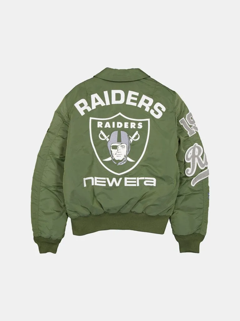 Alpha Industries Raiders MA-1 bomber vert col chemise
