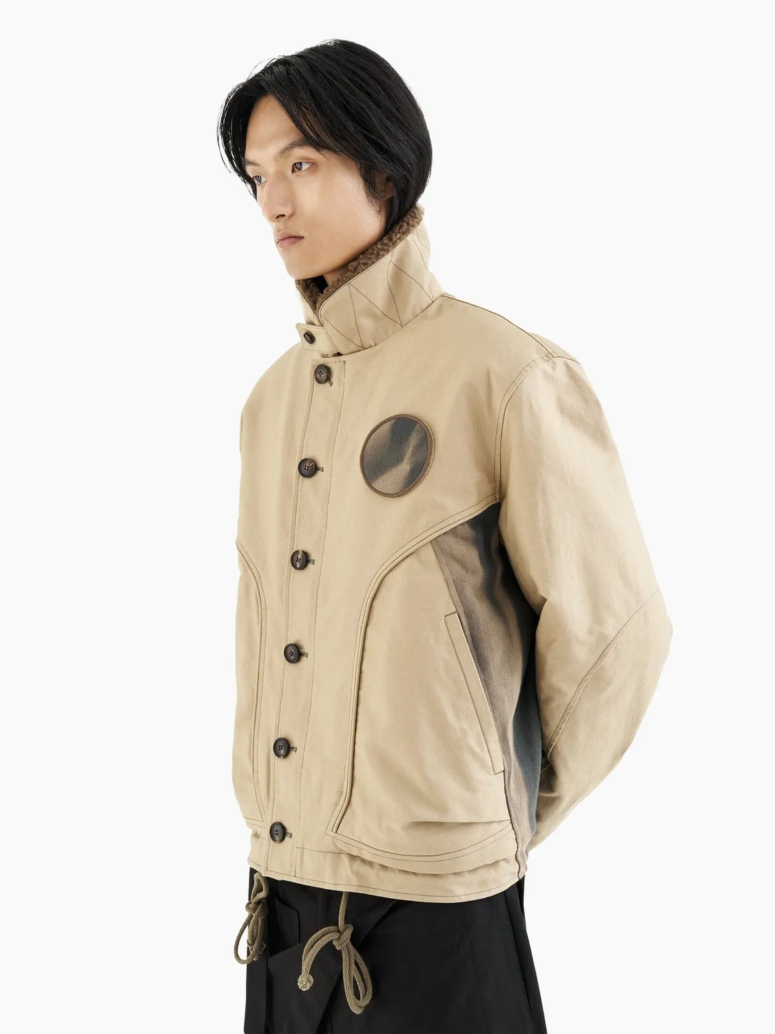 Alpha Industries Jiyong Kim Sun-Bleached Deck veste verte