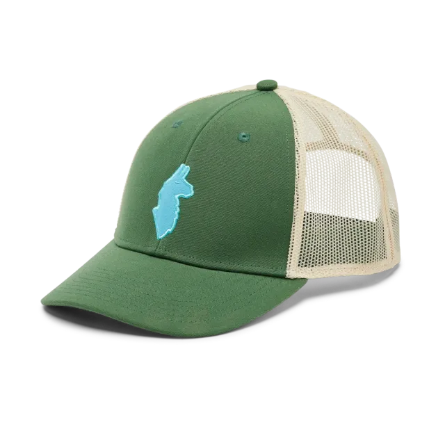Cotopaxi Llama casquette trucker Forest recyclée