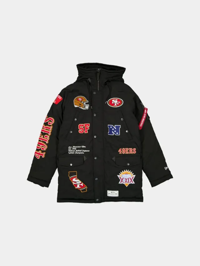 Alpha Industries 49ers N-3B parka Noir