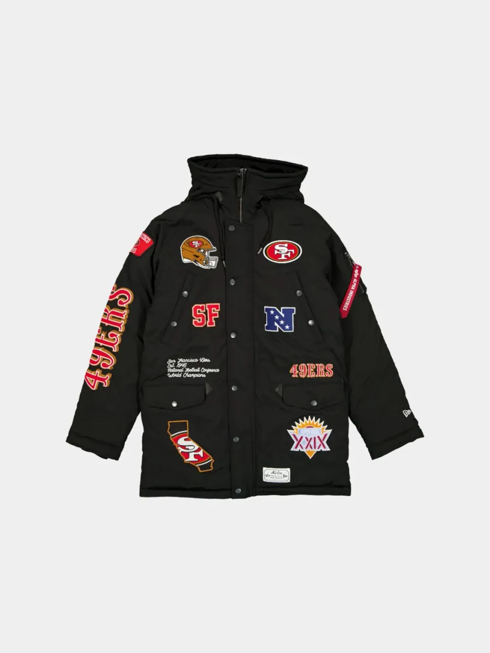 Alpha Industries 49ers N-3B parka Noir