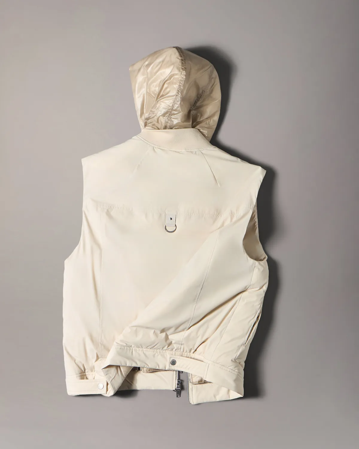 Moose Knuckles Brixton gilet alabaster duvet léger