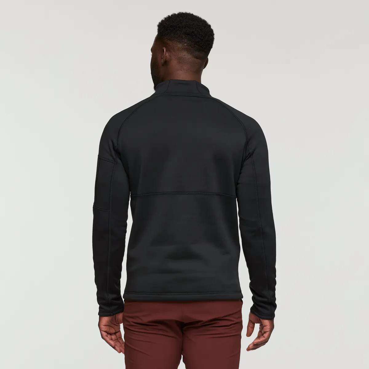 Cotopaxi Tempa Fleece Half-Zip pull homme noir polyester recyclé