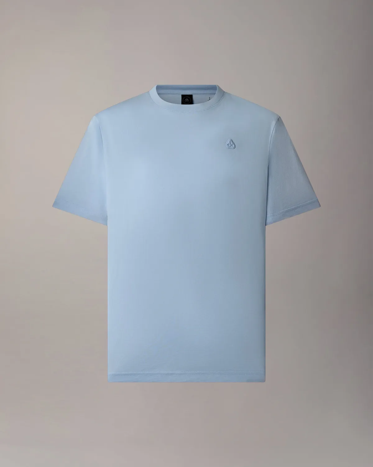 Moose Knuckles Yul t-shirt Blue Ice coton classique