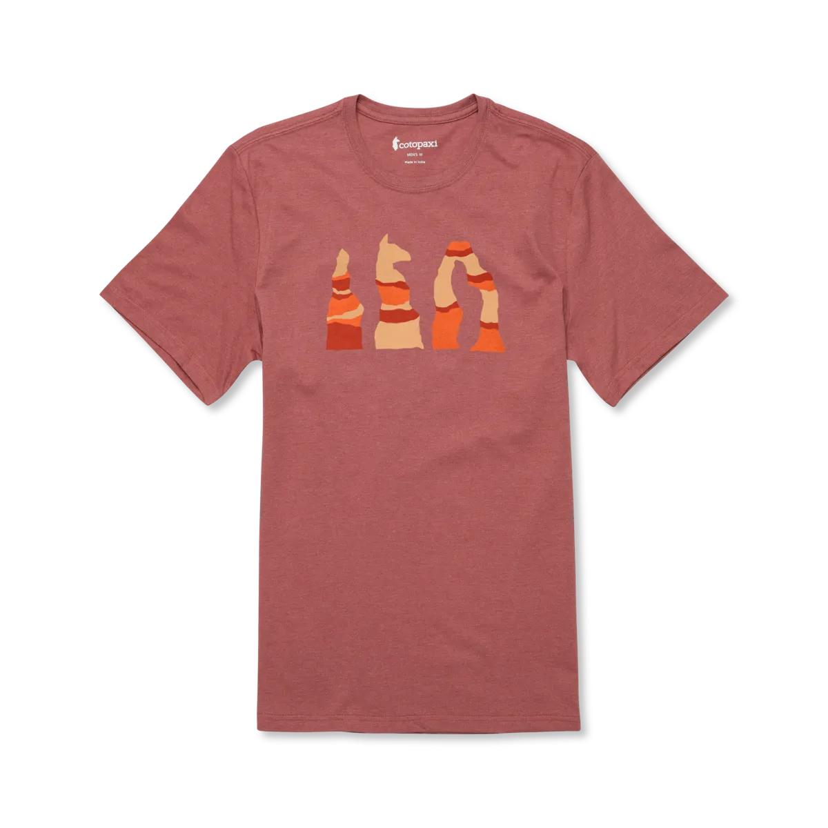 Cotopaxi Llama Hoodoo t-shirt homme Nutmeg coton bio