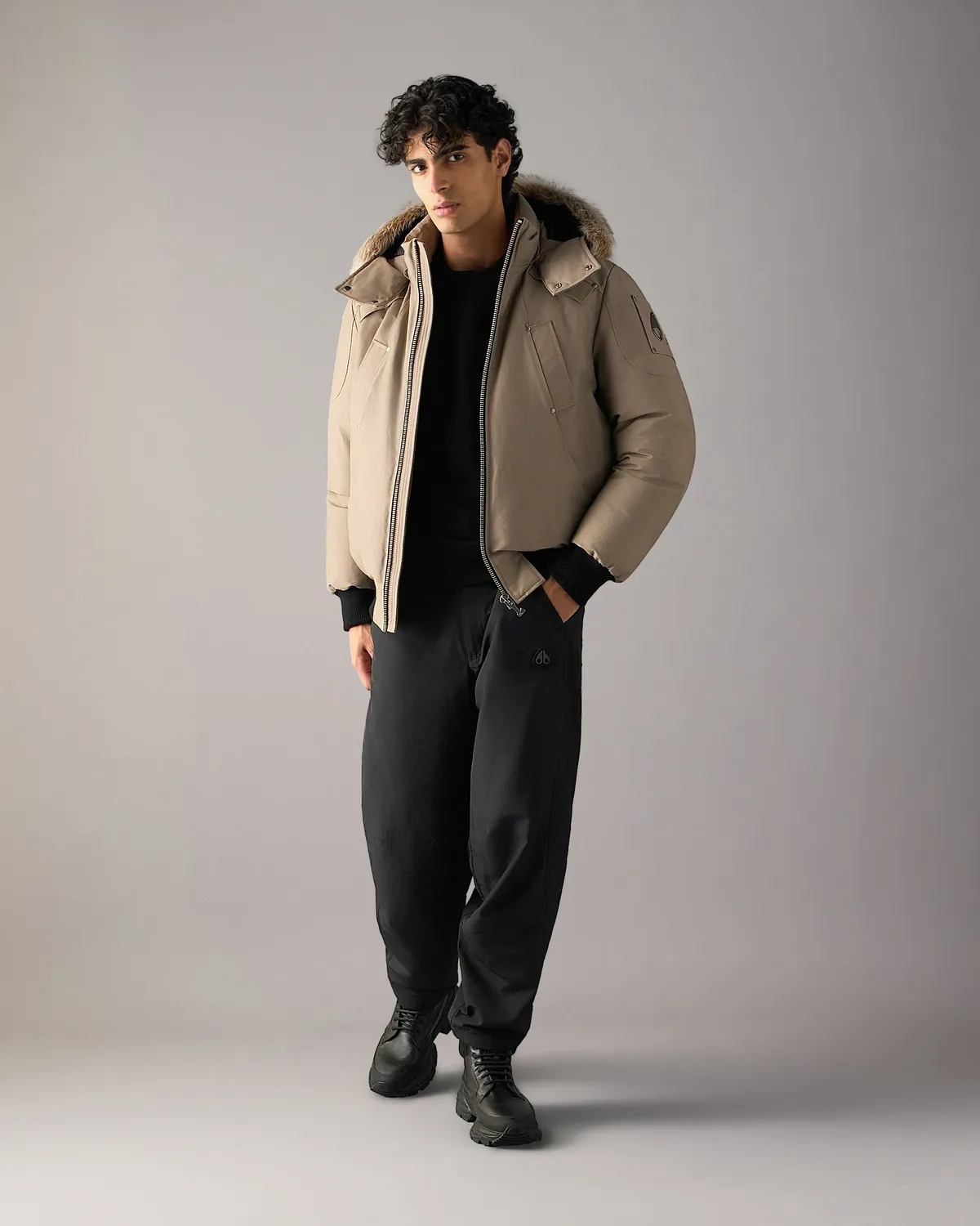 Moose Knuckles Originals Ballistic Bomber doudoune ashen-bronze