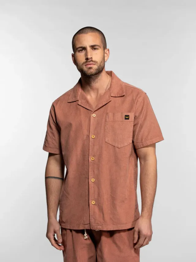 DAYTONA Citrus chemise worker velours beige