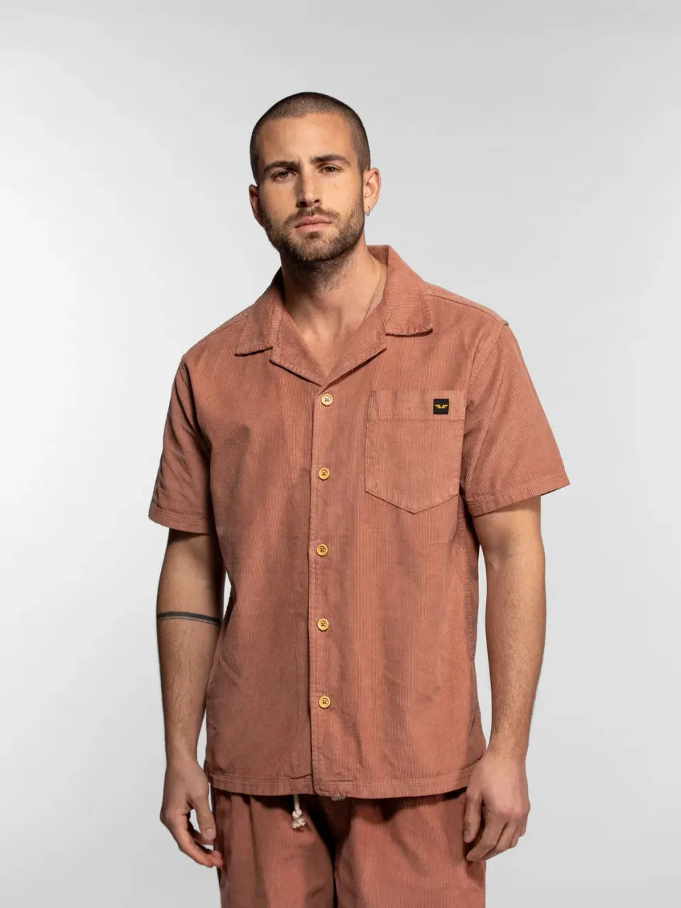 DAYTONA Citrus chemise worker velours beige