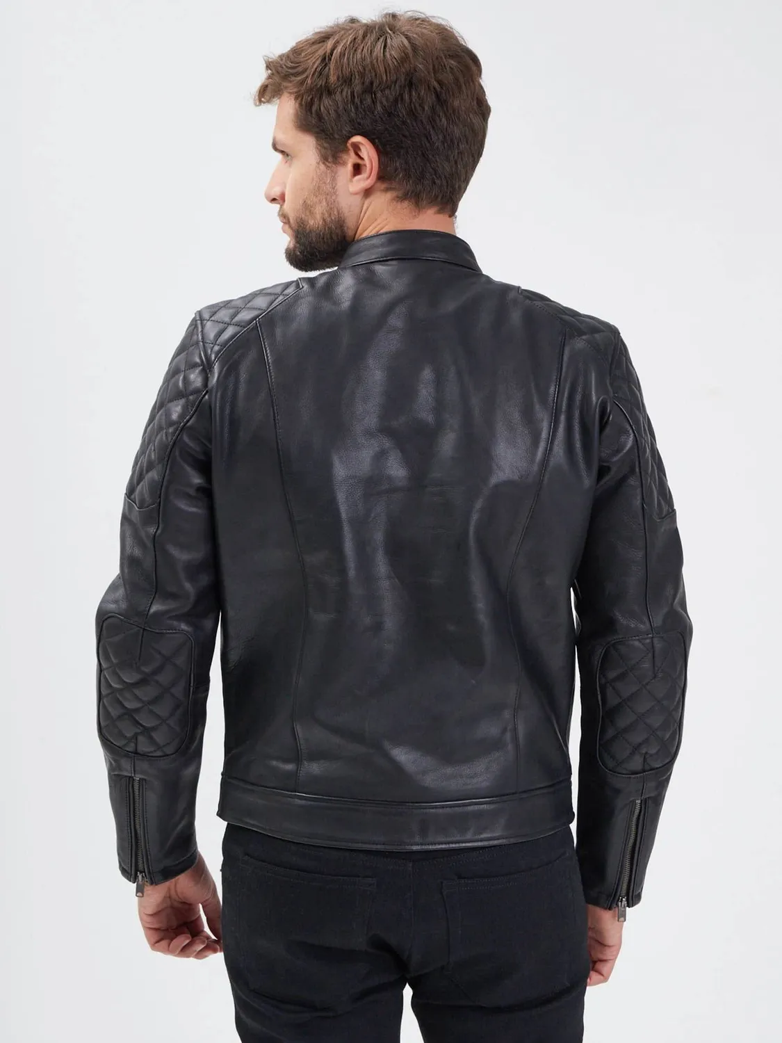 Daytona Cobalt FM-101246 blouson motard homme vachette