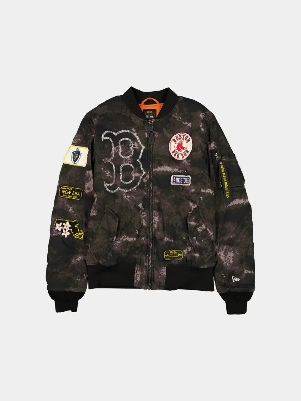 Alpha Industries MA-1 Boston Red Sox bomber noir