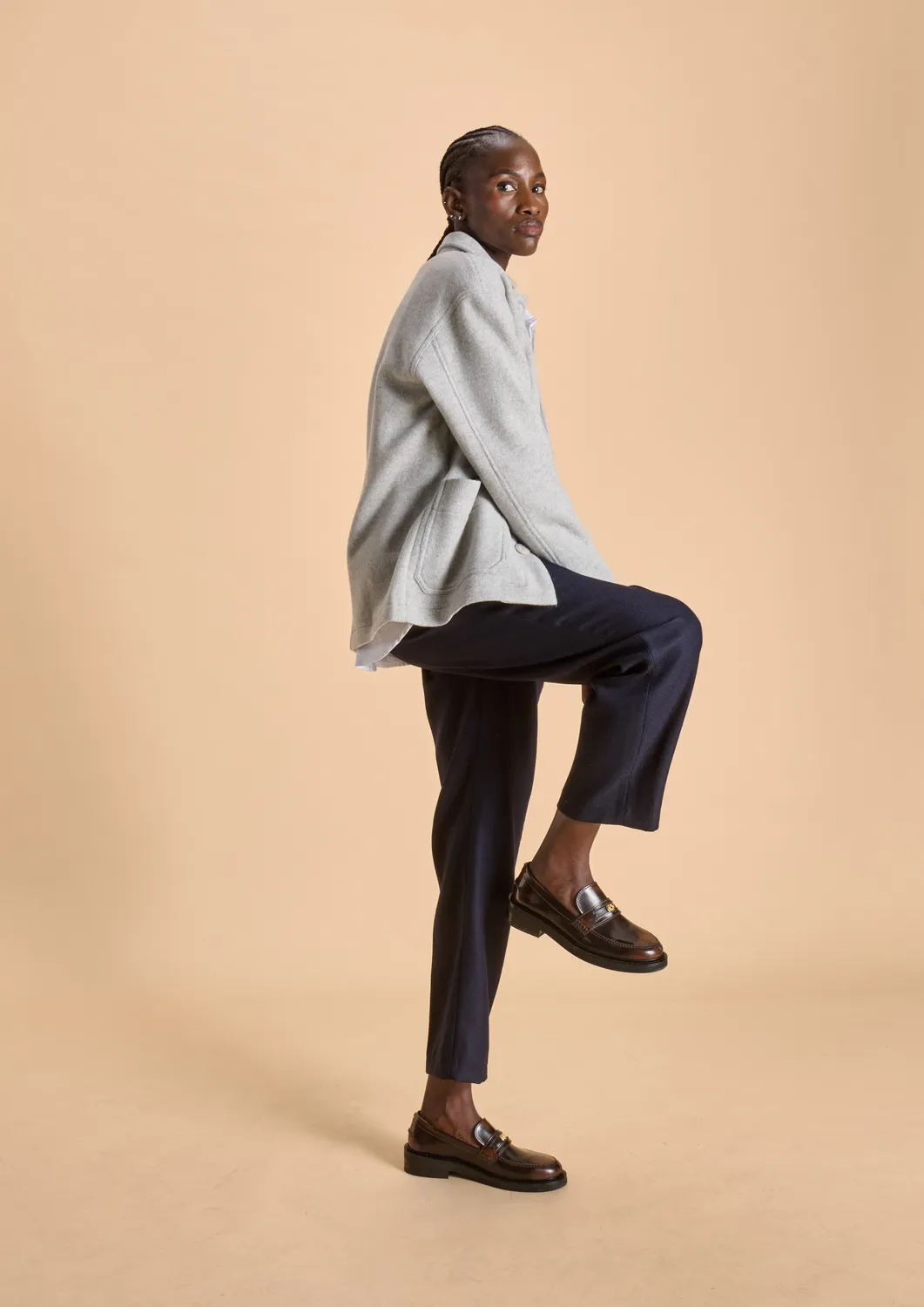 SOUBACQ Le Bleu Montespan veste de travail laine pure